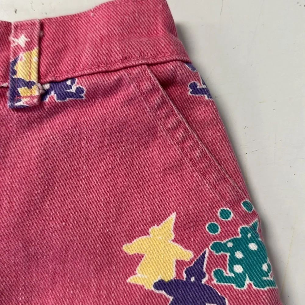 Oshkosh Vintage Denim Jean Skirt Juggling Circus Clowns 6x